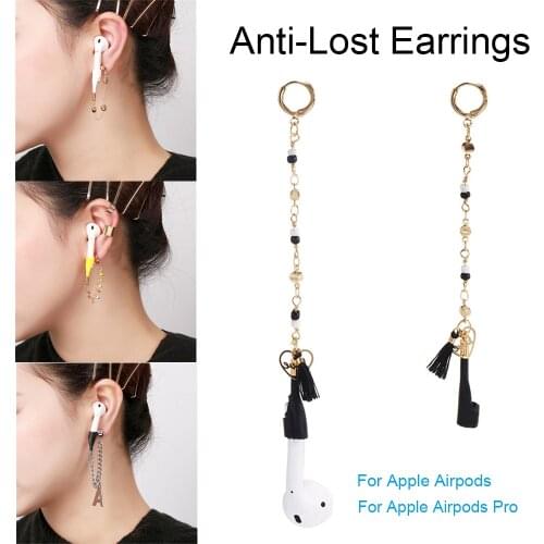 Creative Anti-Lost Ear Clip Earrings Earphone Protective Earhook Unisex Earrings For Airpods 1/2/3 Pro Earphone Accessories