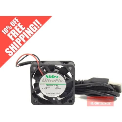 New U40X05ML27-51 Nidec 4cm silence cooling fan 4010 5V USB