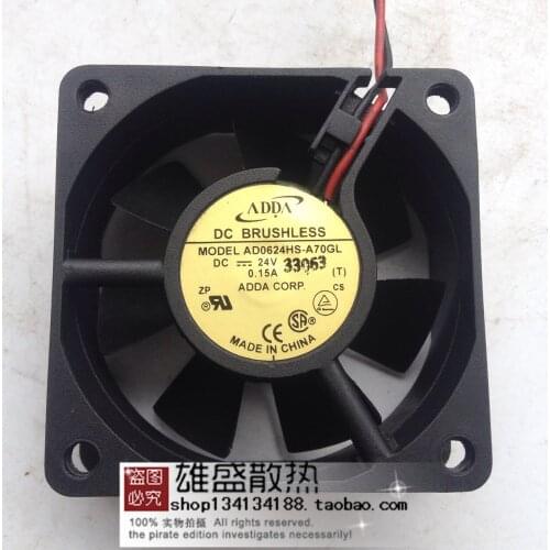 For Adda 6025 24V 0.15A AD0624HS-A70GL 6CM/cm Converter Cooling Fan