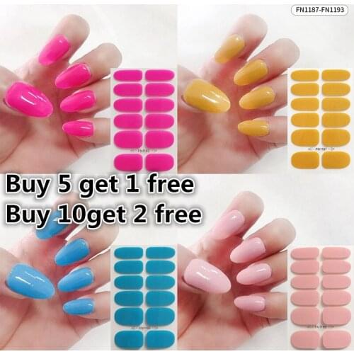 Full Beauty Sticker For Nails Manicure Decoracions DIY Women Full Cover Nail Art Stickers Designer Polish Foil