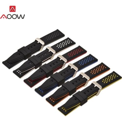 Sport Silicone Watchband for Samsung Gear S2 S3 Classic Huami Amazfit Replace Bracelet Watch Band Strap 20mm 22mm 24mm 26mm