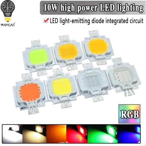 LED COB Chip 10W 220V Smart IC LED Lamp Bulb Lamp Flood Light Spotlight Diy Lighting White Warm white/Red/Green/Blue/Yellow