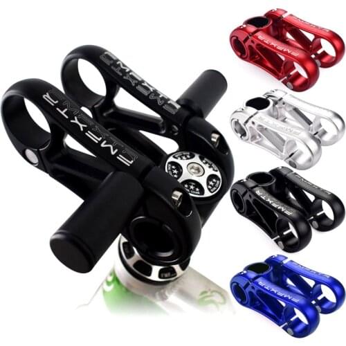 Bicycle Stem Double Adjustable Angle MTB Road Mountain Bike Stem Aluminum Alloy 6061 for 31.8mm Handlebar Bike Handlebar Parts