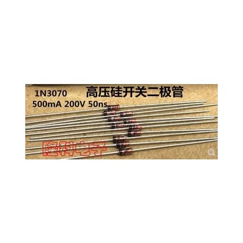 1N3070 high voltage silicon switch diode IN3070 DO-35 original 500mA 200V 50ns