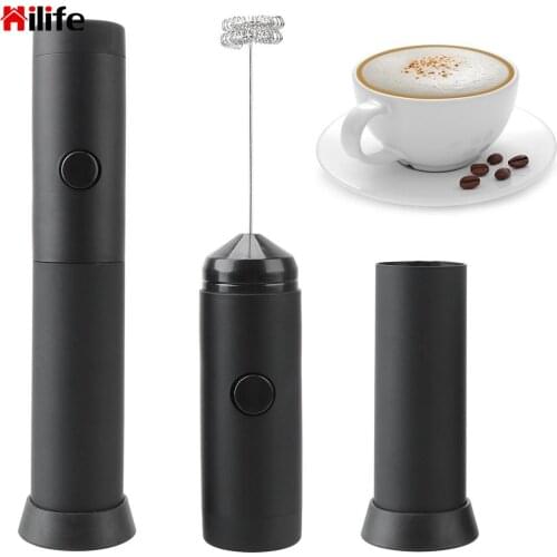 HILIFE Egg Beater Milk Frother Foamer Handheld Electric Milk Frother Egg Tools Latte Coffee Cappuccino Whisk Mixer