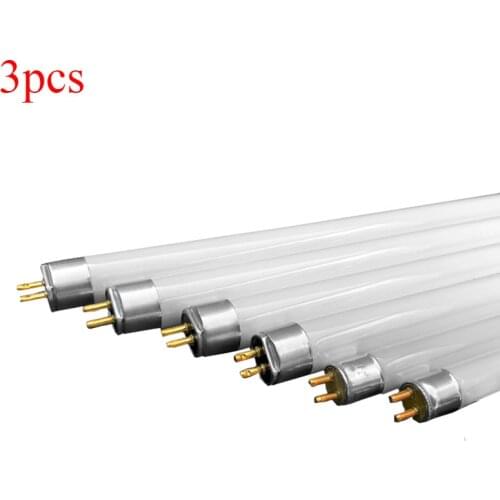 3pcs T4 fluorescent tube fluorescent T5 fluorescent lamp ribbon bulb linear bulb mirror headlight bathroom 8W white light