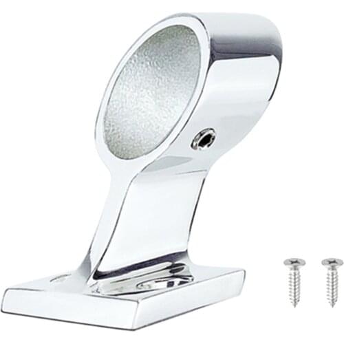 316 Stainless Steel Marine Boat Yacht Hand Rail Fitting Left End Stanchion 22mm