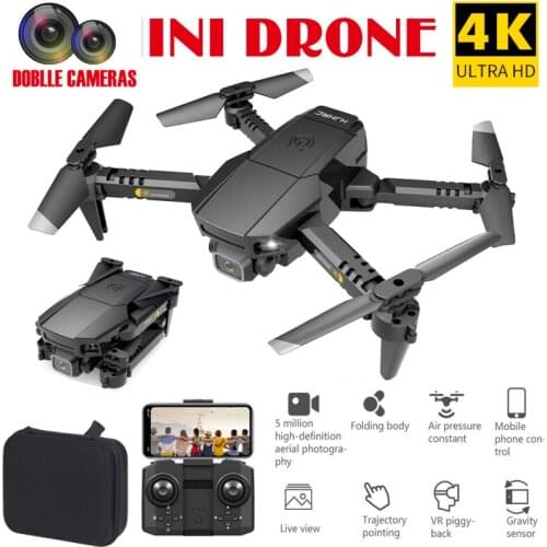 Mini Drone With Camera 4K HD Wifi FPV Smart Selfie UAV Foldable RC Quadcopter Drone 4k Gps Profissional Dron Aircraft Helicopter