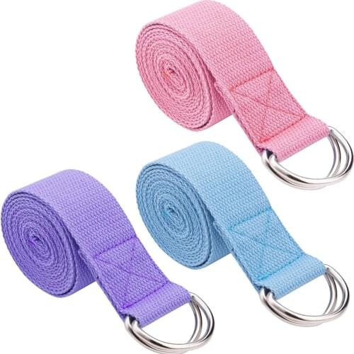 72 inch Adjustable Pilates Stretch Out Strap Resistance Band Pull Rope Exercise Cross Fit Weight Fitness Band Yoga Leg Training