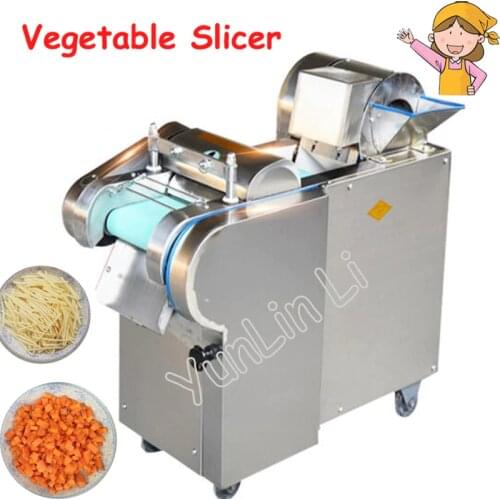 Commercial Vegetable Slicer Onion Slicing Machine Electric Vegetable Potatoes Cutter Carrots Cutting Machine 660 type