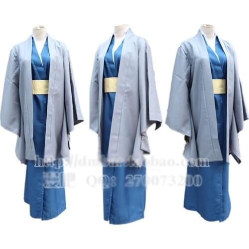 Gintama Silver Soul Katsura Kotarou Uniform Anime Cosplay Costume Custom Made 11