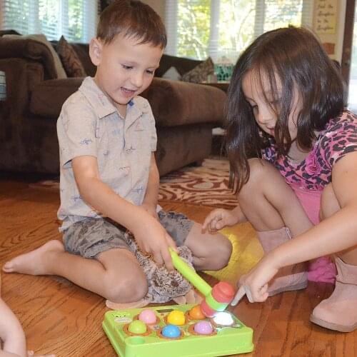 Whack-a-Mole Game Toys Chinese-English Bilingual Switching With Lamps And Sounds The Perfect Gift For kids 9.6 Inch