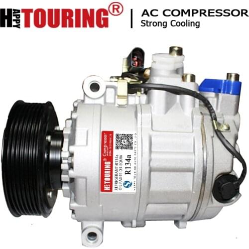 AIR AC Compressor for VW Touareg Audi Q7 2005-2015 3.6L 4711392 4711516 7L6820803D 7P0820803M 7P0820803E 7L6820803P 7L6820803L