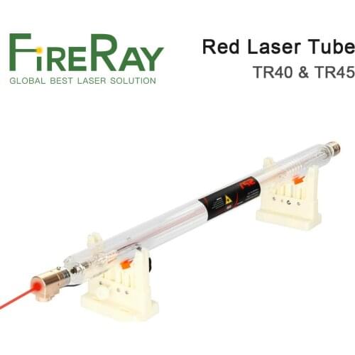 FireRay CO2 Laser Tube 40w 45W Dia. 50 80mm With Red Point glass tube for CO2 Laser Cutting and Engraving Machine
