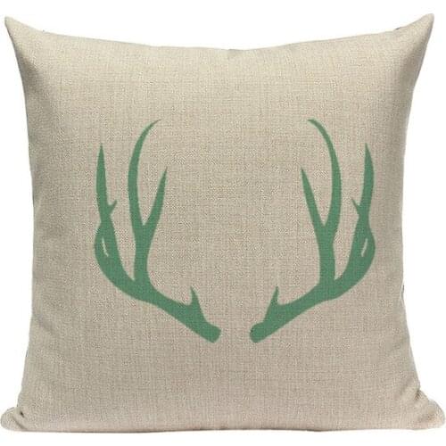 Microfine Pillow Cover Geometric Animal Linen / Cotton Square 45*45cm Throw Pillows Pillow Covers Decorative Seat