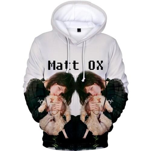 2020 New Matt OX 3D Hoodies Men/Women Fashion Casual Streetwear Hip Hop Hoodie 3D Print MattOX Mens Sweatshirts Coats