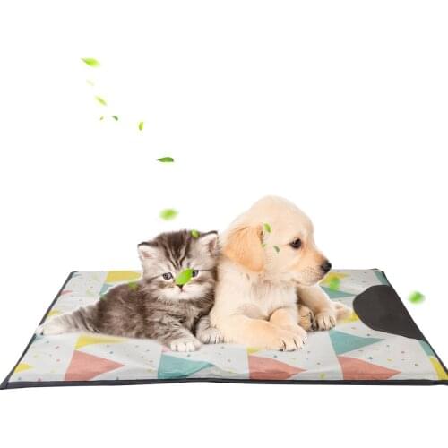 Pet Dog Summer Cooling Mat Pad Cats Dog Sleeping Pad Mats Kennel Cooling Sleep Kennel Cushion for Home Travel