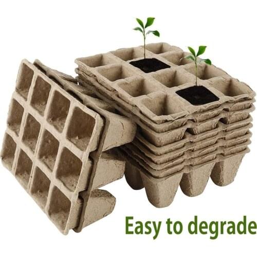 Seedling Pots Seed Starter Tray Seedling Lifters Plant Tags Plant Pots Seed Starter Tray Organic Seedling Pots Germination Tray