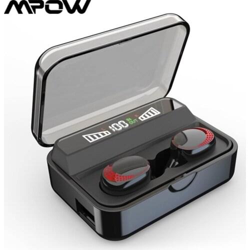 Portable Wireless Bluetooth Earbuds Bluetooth 5.0 Touch Control Digital Display Waterproof Earphones 200 Hrs Standby for Xiaomi