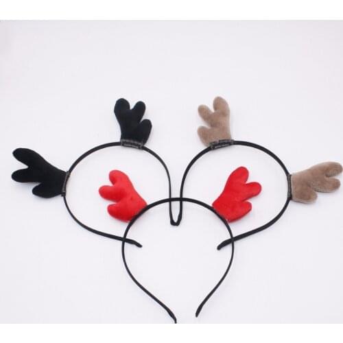 Fashion Christmas Antlers Cute Cosplay Hairband For Girl Sexy Birthday Gift Hairband Kids Hair Hoop Hair Accessories For Women