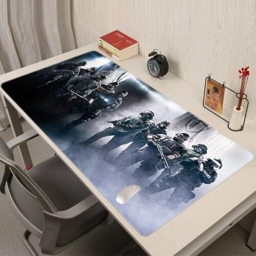 Rainbow Six Siege Mousepad Mause Pad Mouse Large Gamer Desk Carpet Varmilo Keyboard Xxl Rug Gaming Accessories Mat Computer Pads