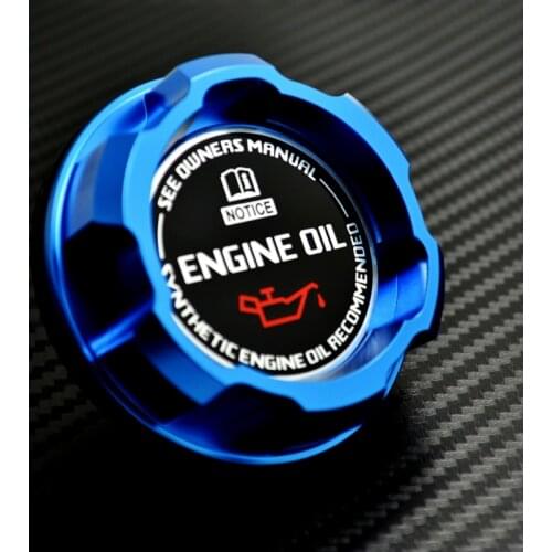 Blue Aluminum ENGINE Oil Cap for nissan ALTIMA MAXIMA SILVIA S13 S14 240SX SENTRA SUNNY INFINITI 350Z 300ZX