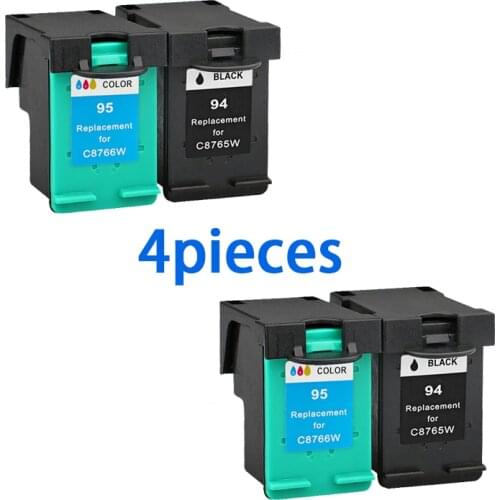 XiongCai Compatible ink cartridges For HP 94 95 Deskjet 5740 6840 9860 6540 Officejet 6210 7210 7410 printers For HP94 For HP95