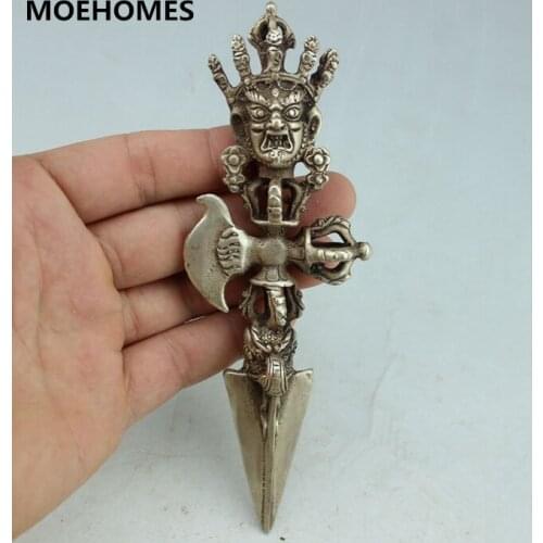 Old religious objects-Buddha magic weapon Vajra Dorje Kingkong Buddhist ritual apparatus,Decorative metal crafts