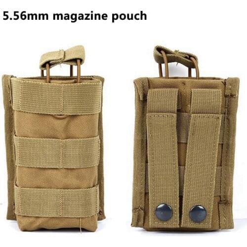 Tactical Molle Magazine Pouch 5.56mm Rifle May Bag Drop Utility Pouch Gun Waist Bag Tool Travel Pouch Hunting Accessoriess