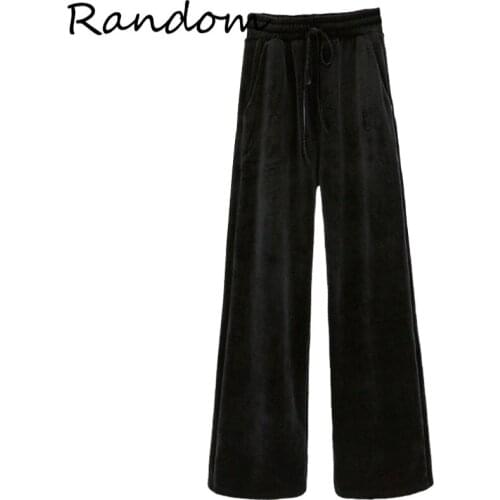 XING WEI SI Women's Corduroy Trousers