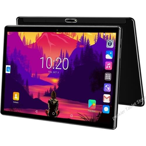 Google Play/Facebook 2.5D Tempered Glass 10 inch 32GB ROM 1280*800 IPS Screen Wifi 3G Call Bluetooth Videos/Games/Music+Gifts