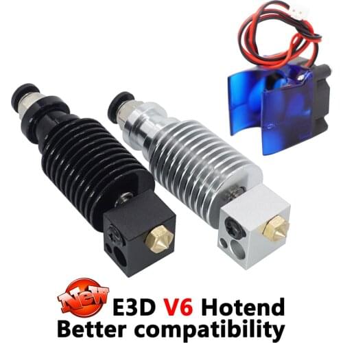 3D Printer Parts E3D V6 Hotend High temperature version J-head 0.4/1.75MM nozzle Remote extruder Accessories 12V 24V