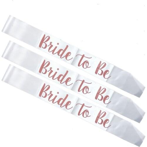 1 Pcs Bride To Be Wedding Wedding Party Shoulder Strap Etiquette Belt Gift Bachelor Party Decoration Preference Gift Supp nn77