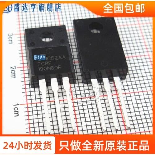 10Pcs/Lot FCPF190N60E 20.6A 650V TO220F DIP MOSFET Transistor NEW Original In Stock