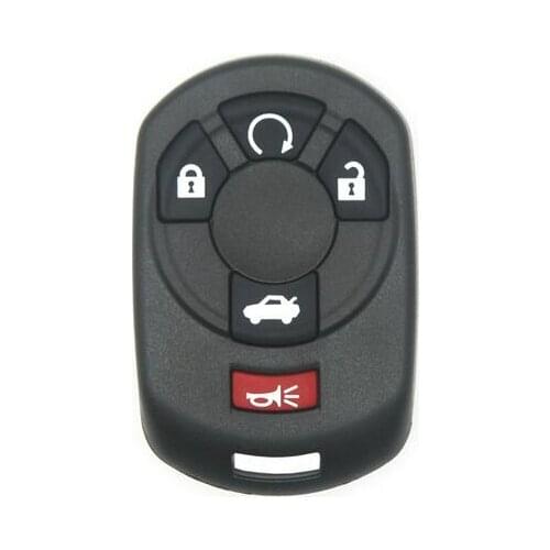 5 Buttons Replacement Smart Remote Key Shell Case For Cadillac Seville SLS Keyless Entry Fob Key Cover