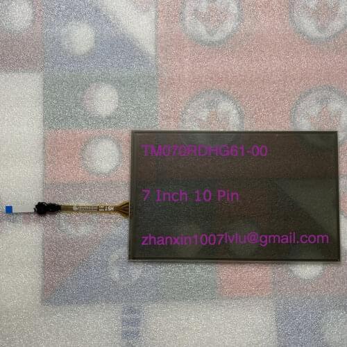 7 Inch Modified 10 Pins Touch Screen Panel Glass Digitizer Lens TM070RDHG61-00 For Car DVD Radio Media Player GPS Navigation