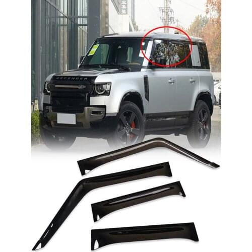 Side Window Deflectors For Land Rover Defender 110 130 2020 Wind Shields Sun Rain Deflector Guards