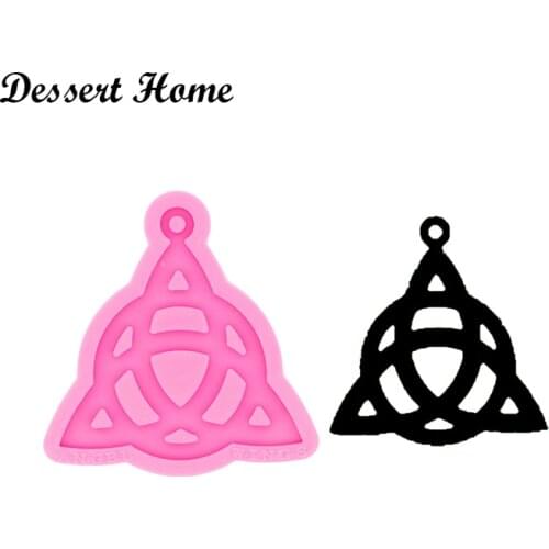 DY0446 Shiny Celtic sign Resin Mold , Silicone Mold for Epoxy Resin, Keychain DIY jewellery making Moulds