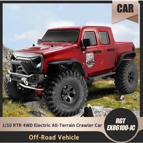 RGT EX86100-JC 1:10 1/10 RTR 4WD Electric All-Terrain Crawler Climbing Car 2.4G RC Model Buggy Off-Road Vehicle Toys Boy