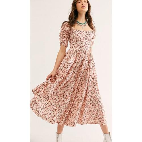 JASTIE Pink Summer Dresses