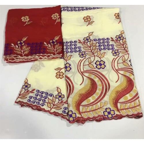 Latest African Pure Cotton Lace Fabric High Quality Swiss Voile Lace in Switzerland 100%Cotton 2019 Nigerian French Lace lc15-42