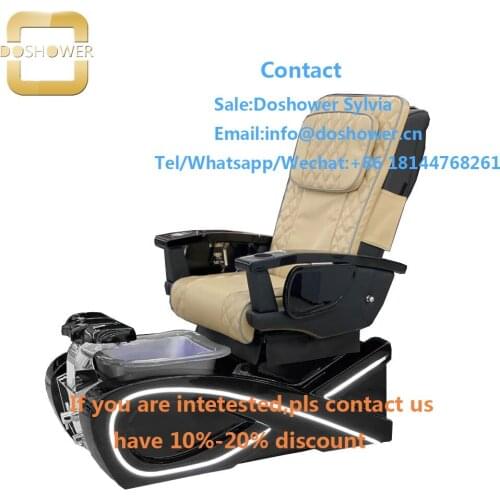 Manicure set cut with pipeless pedicure chair for pedicure chairs luxury with led