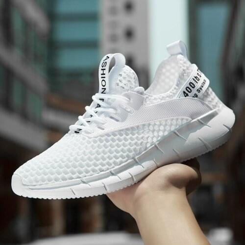 Men Shoes 2021 New Fashion Boy Comfort Breathable Net Shoes Plus Size 39-48 Mens Running Shoes Summer Mans Casual Gym Shoes