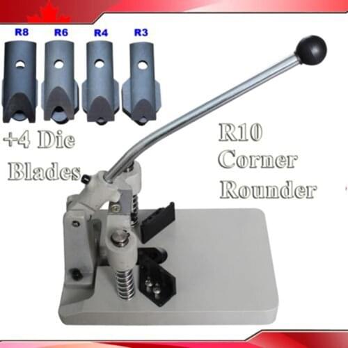 NEW Heavy Duty R6 R10 R4 R8 4Did Blade 30MM Thickness All Metal ID Business Criedit PVC Paper Card Corner Rounder Die Cutter