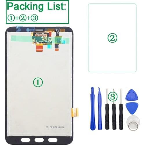 1Pcs Brand New LCD Screen Display Glass Panel For Samsung Galaxy Tab Active 2 2017 T390 T395 T397 Touch Assembly Replacement