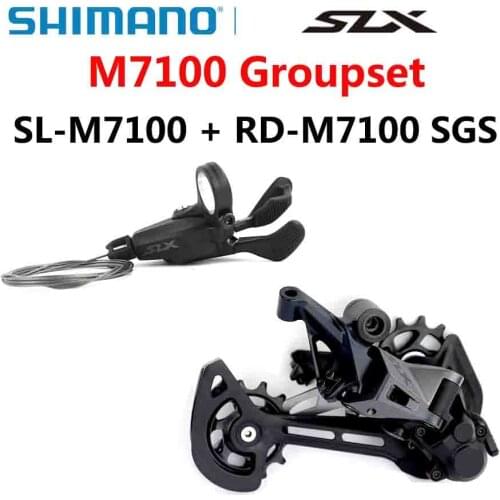 SHIMANO SLX M7100 12 Speed Groupset Mountain Bike Groupset 1x12-Speed SL M7100 + RD M7100 Rear Derailleur M7100 Shifter Lever