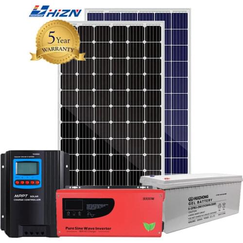 Complete Design Off-grid 1000W Panel Solar System For Home