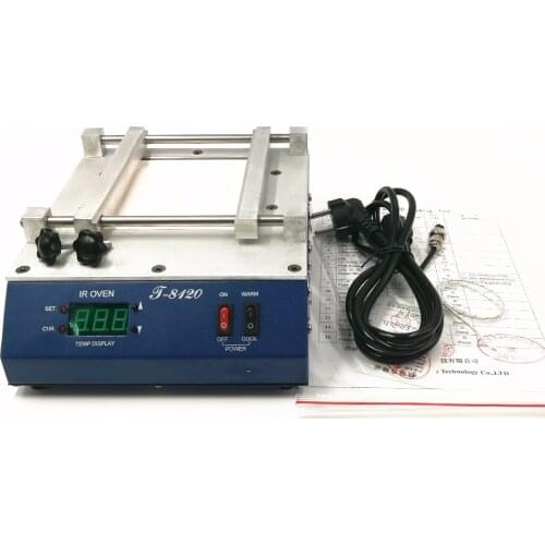 PUHUI T-8120 200*240MM SMD Infrared Preheating PID Temperature Controlling Preheating Station Heating Plamform