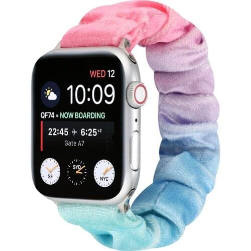 Toyouths Scarf Strap for iwatch Band 38/40/42/44mm Women Fashion Scarf Replacement Strap for Apple Watch SE Series 6 5 4 3 2 1