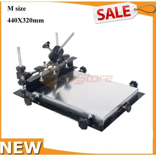 Manual Solder Paste Printer PCB SMT Stencil Printer M Size 440x320mm Silk Printing Machine